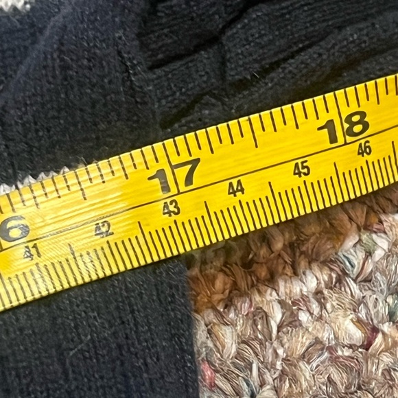 Lauren Ralph Lauren Ribbed Striped Henley Knit Top - Picture 6 of 6